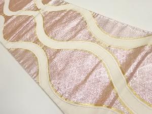 佐賀錦立涌模様織出し袋帯